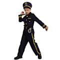 Miniatyrbild 1 av 6: Cosplay Polisuniform för pojkar Temafest Scenframträdande Rollspel Kostym EE108 S