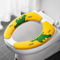 Miniatyrbild 3 av 10: Toalettsits Toalettkuddepasta Hem Toalettpasta Universal Electrostatic Non-Trace Adsorption Toalettpasta Yellow Crocodile regular