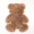 Miniatyrbild 8 av 10: Soft Area Matta Fluffig Söt Matta Special Björnform Shaggy Matta För Sovrum Vardagsrum Heminredning Khaki 60*80cm