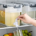 Miniatyrbild 9 av 11: 3,5L kall vattenkokare med kran stor kapacitet fruktjuicedispenser i kylskåp Orange
