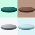 Miniatyrbild 5 av 10: Rund Memory Foam -kudde Bekväm Andas Vadderad Cover Tvättbar matta För Hem Sovrum Vardagsrum Light Grey 30cm