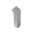 Miniatyrbild 1 av 6: Fuzzy ankelstrumpor för damer med halkfri prick, hög elastisk ventilerande strumpa för kallt väder Grey