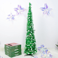 Miniatyrbild 7 av 10: Konstgjord julgran Tinsel Pull Up Tree Ornament DIY Xmas Party Dekoration För Hem Vardagsrum Bar Red