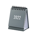 Miniatyrbild 1 av 10: 2022 Mini Coil Skrivbordskalender Bärbar Schema Enkel skrivbordsprydnad För Hem Vardagsrum Kontor Gray