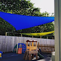Miniatyrbild 7 av 10: UV-skydd Skyddstak Utomhusskydd Triangulär Regntät Soltält Sky Blue 12ft*12ft*12ft