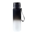 Miniatyrbild 1 av 8: 500ml/650ml/1000ml sportvattenkopp i plast Multifunktionell återanvändbar vattenkopp för fitness Black White 650ml