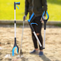 Miniatyrbild 5 av 7: Hopfällbara gripar, gripar, klämmor, halkfria, praktiska föremål Upphämtningsverktyg för äldre Blue