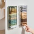 Miniatyrbild 4 av 11: Väggmonterad Underkläder Förvaringslåda Hängbar Transparent BH Case clearance