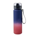 Miniatyrbild 1 av 8: 500ml/650ml/1000ml sportvattenkopp i plast Multifunktionell återanvändbar vattenkopp för fitness Blue Red 650ml