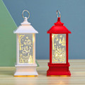 Miniatyrbild 3 av 10: Jul lykta formad belysning dekor klassisk design liten hängande lampa prydnad för hem uteplats semester Snowman