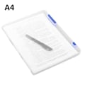 Miniatyrbild 1 av 11: A4/A5 Transparent förvaringslåda Bärbar organizer Blue Large A4