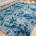 Miniatyrbild 1 av 10: Vardagsrum Matta Sovrum Sängmatta Enkel Modern Hushållsgolvmatta Mjuk Flerzons Användningsfilt Peacock Blue 40*60