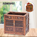 Miniatyrbild 2 av 10: Krukor Planteringskärl Harts Retro Nyhet Kruka Desktop Balkong Växt Blomkruka för suckulent växt Behållare Heminredning Flower Pot For Recorder