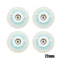Miniatyrbild 4 av 8: 4st Flash Inline Skate Wheels 90A LED Lighting Skating Wheels 80 76 72 68 Red 80mm
