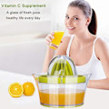 Miniatyrbild 4 av 10: Manuell juicepress Citrus Citron Apelsin Handpressare med inbyggd måttbägare och rivjärn Anti-halk brotsch Extraktion Äggseparator