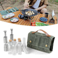 Miniatyrbild 3 av 11: Utomhusresor Kryddsats med 12 delar hängbar Multi Spice Container Bag för picknick Army Green