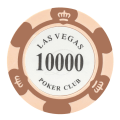Miniatyrbild 5 av 11: Chips med flera valörer Bärbara spel-chips Las-vegas mynt för kasinon 200 Face Value