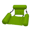Miniatyrbild 1 av 7: Inflation Simstol Soffa Flytbar Multipurpose Vatten Hängmatta Ryggstöd för utomhuspool Green