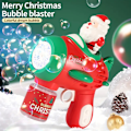 Miniatyrbild 2 av 11: Bubble Maker i form av skjutvapen Färgglada bubbelleksaker med LED-ljus för utomhusbruk 633 1