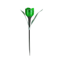 Miniatyrbild 1 av 9: 1 st trädgård tulpan blomma form LED sol drivna vattentät rör gräsmatta lampor stående dekor för gård utomhusfest Green
