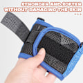 Miniatyrbild 7 av 11: Anti-bite Mesh Nosparti För Hund Justerbart Andas Hund Cover För Utomhus Blue M