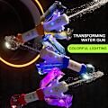 Miniatyrbild 11 av 11: Automatisk vattenspruta leksak med färgglad LED-lampa bärbar rolig elektrisk vattenleksak för pojkar flickor Optional Pink