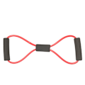 Miniatyrbild 1 av 10: Figur 8 Resistance Band Säker Multifunktionell Lättvikts Bärbar Hållbar Långvarig för träning Muskelträning Red