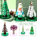 Miniatyrbild 4 av 10: Magics Christmas Tree DIY Kit för Xmas Lätt att använda fester Leksaker för barn Vuxna White