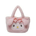 Miniatyrbild 8 av 9: Kawaii Cinnamoroll Sanrio Plyschväska My Melody Anime Väskor Kt Cat Purin Dog Kuromi Plyschryggsäck för tjejer Cinnamoroll