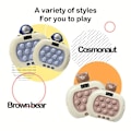 Miniatyrbild 6 av 7: LED-skärm Press-typ Board Toy Drop-resistens Minnesfunktion Leksaksplatta för pojkar Flickor Rabbits