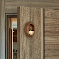 Miniatyrbild 8 av 9: Trä Mässing Dörrklocka Magnetic Windchime C
