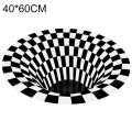 Miniatyrbild 1 av 10: Vortex Illusion Matta 3D Trap Effekt Utskrift Matta Sovrum Vardagsrum Studierum Golvmatta 40*60cm