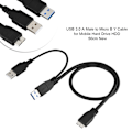 Miniatyrbild 6 av 8: USB3.0 Mobil hårddiskkabel Bärbar stabil överföringssladd för användning av hårddisk 1PCs
