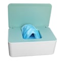 Miniatyrbild 1 av 8: Multifunktionell Mask Box Organizer Förseglad Fuktad Vävnadslåda För Vardagsrum Kök Green White
