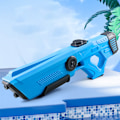 Miniatyrbild 3 av 10: Barn Automatisk Water-Blaster Pojke Elektrisk Vatten Barn Vattenkampleksaker Plast Vattenleksak Blue