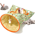 Miniatyrbild 5 av 9: 3-lagers kattborrväska Vikbar enkel förvaring husdjursväska för vardagsrum Orange
