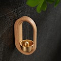 Miniatyrbild 5 av 8: Trä Mässing Dörrklocka Magnetic Windchime B