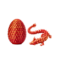 Miniatyrbild 1 av 6: Personlig flexibel drakar set charmig mode dekorativ modell för pojke flicka kvinnor män Laser Red