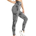 Miniatyrbild 1 av 6: Fashionabla Tie-Dye Fitness Byxor Bekväma ventilerande Leggings för Sport Gym Jogging Grey S