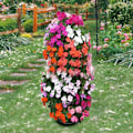 Miniatyrbild 4 av 6: Cylinder Med Stomata Blomtorn Fäste Trädgård DIY konstdekoration för hem bröllop Blomsterkluster Bukett Tillbehör 2pcs