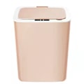 Miniatyrbild 1 av 11: Automatisk sensor papperskorg Stor kapacitet soptunna med lock för kök 14L Pink Charging Version