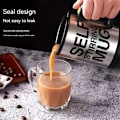Miniatyrbild 7 av 8: Automatisk kafferörande blender Batteridriven blandningsvattenkopp för kvinnor män Orange
