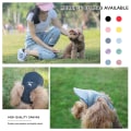 Miniatyrbild 5 av 8: Outdoor Outing Hund Katt Baseball Cap Andas lätt husdjursmössa för resor Pink S