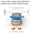 Miniatyrbild 6 av 9: High-Definition WIFI Driving Recorder Enkel installation vidvinkel Dashcam för bilbil lastbil