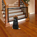 Miniatyrbild 3 av 11: Hushållens Magic Dog Gate justerbar bredd Pet staket trappa skyddsnät White 72*100cm