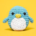 Miniatyrbild 6 av 8: Birds Shape Virkningssats för nybörjare Multipurpose Handvävd virkdocka för kvinnor Penguin