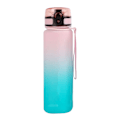 Miniatyrbild 1 av 8: 500ml/650ml/1000ml sportvattenkopp i plast Multifunktionell återanvändbar vattenkopp för fitness Pink Green 650ml