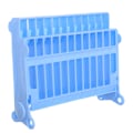 Miniatyrbild 9 av 10: Fällbart avloppsställ Diskar Bestick Förvaringslåda Avloppsställ Mugghållare för köksservis Blue