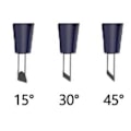 Miniatyrbild 8 av 10: 360 graders roterande hantverksskärverktyg med olika vinklar byte av skärhuvud för DIY Precision Carving Kit Set One