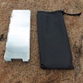 Miniatyrbild 8 av 10: Bärbar aluminiumlegering utomhusvindruta Lättviktsbart vindskydd för campingspis utomhusgrill White